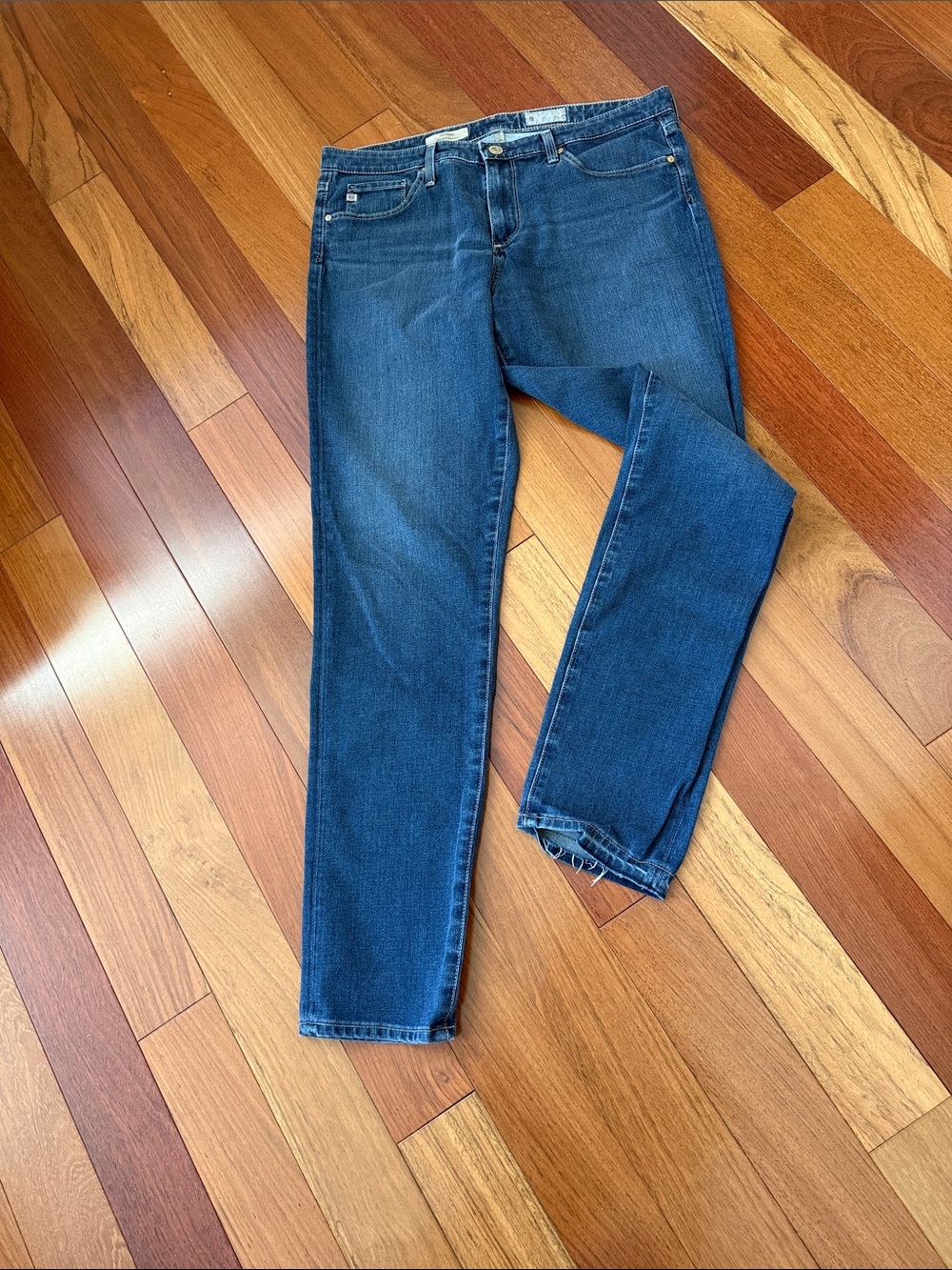 Ag Adriano Goldschmied Dark Blue Skinny Jeans